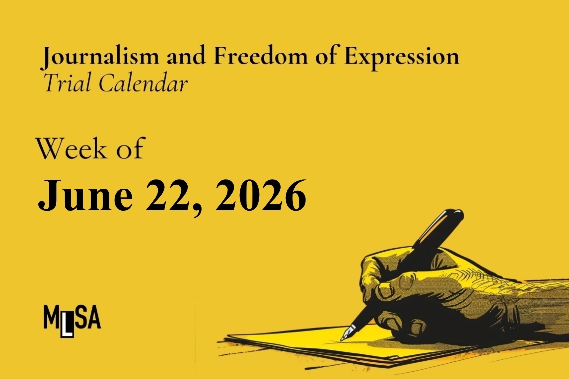 Free speech trials: Week of June 22